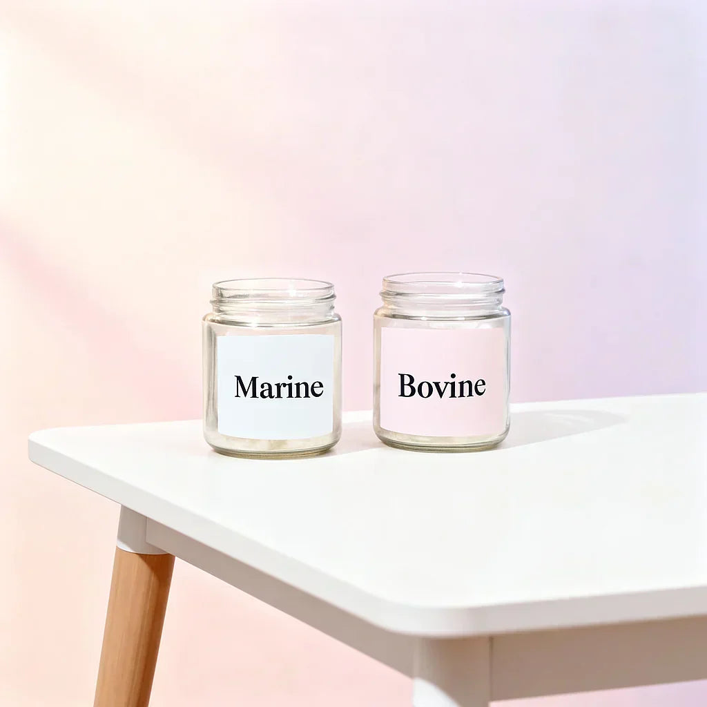 Marint kollagen vs. bovint kollagen