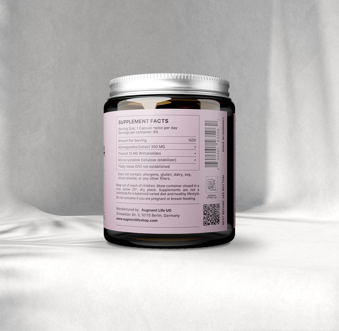 Ashwagandha (Withania somnifera) - 200 mg - 5% Withanolider