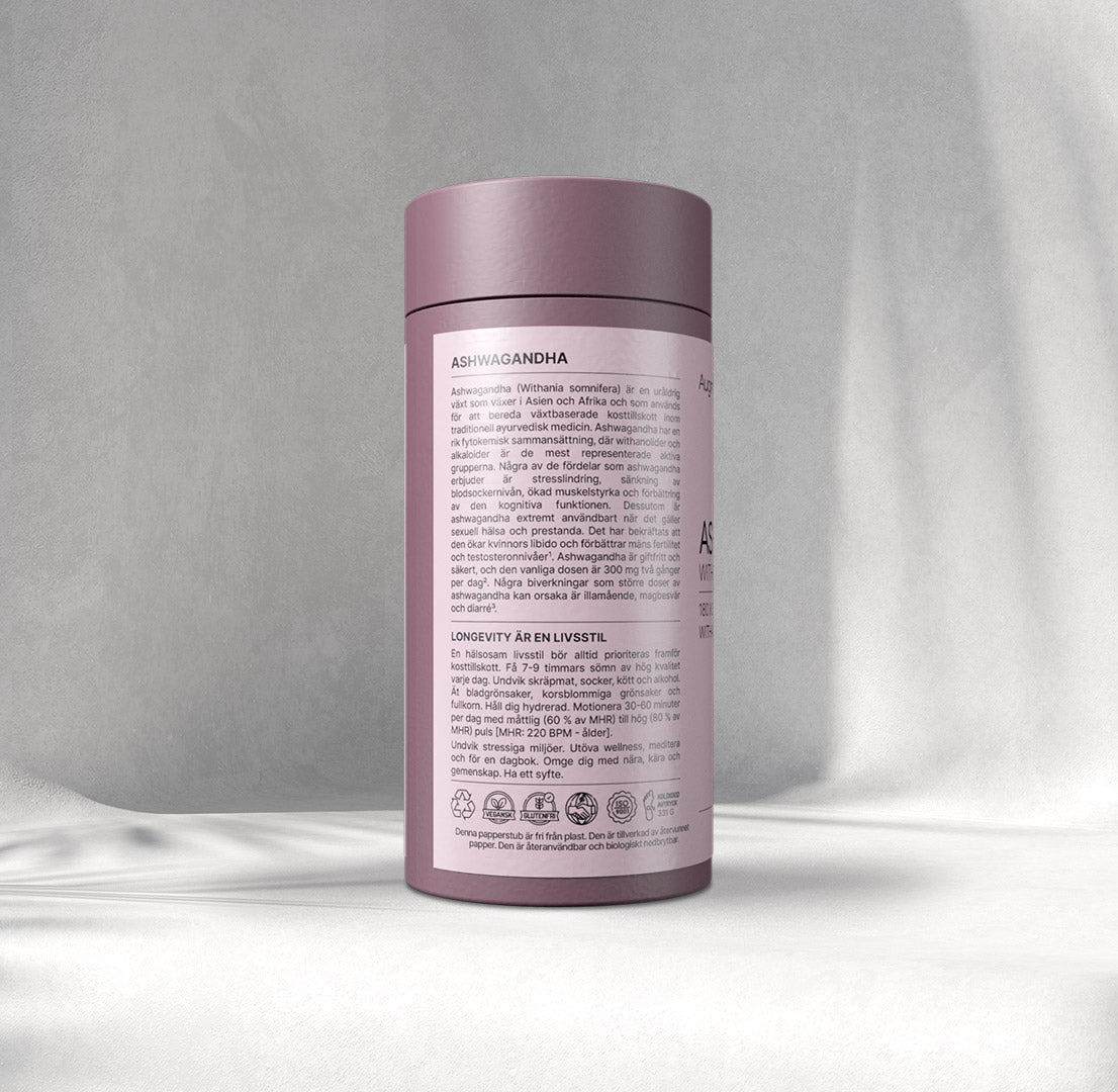 Ashwagandha (Withania somnifera) - 200 mg - 5% Withanolider