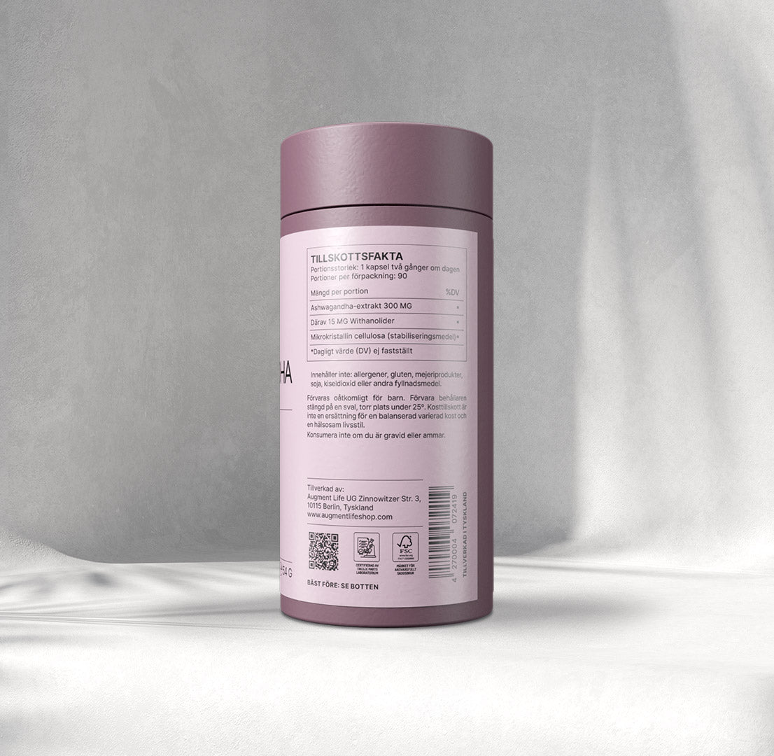 Ashwagandha (Withania somnifera) - 200 mg - 5% Withanolider