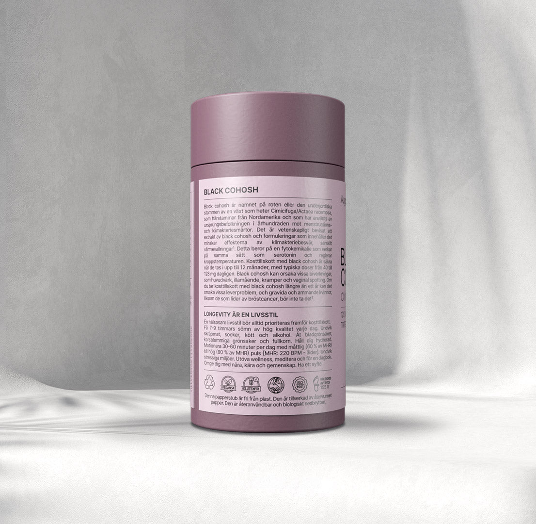 Black Cohosh - 100 mg x 120 kapslar - 5% triterpenglykosider