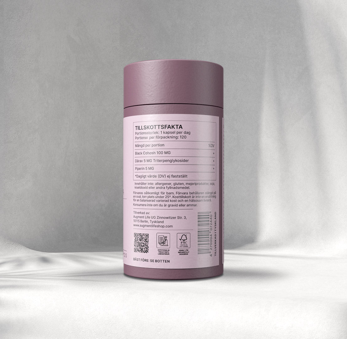 Black Cohosh - 100 mg x 120 kapslar - 5% triterpenglykosider