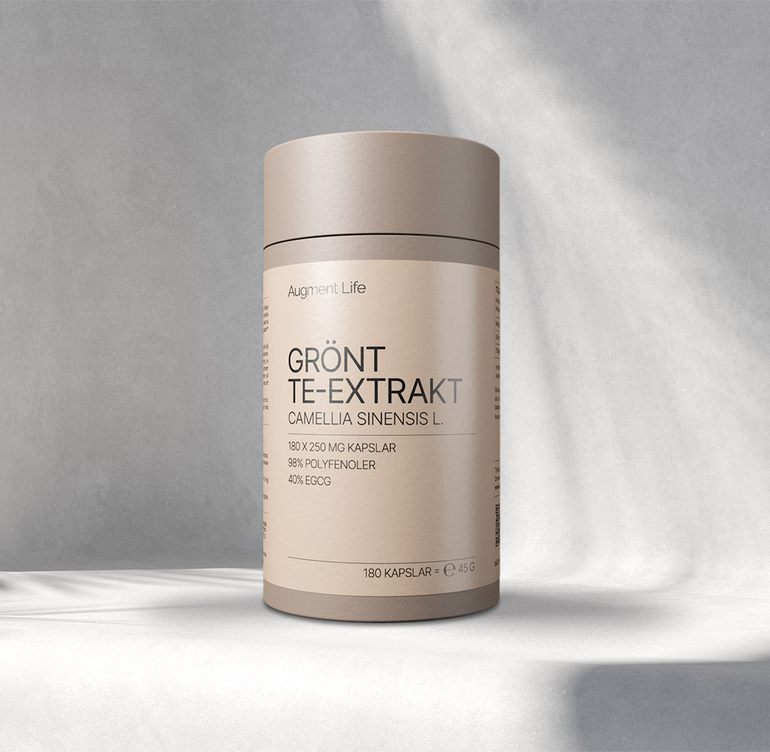 Grönt te-extrakt - 250 mg kapslar - 40% EGCG - Camellia Sinensis L.