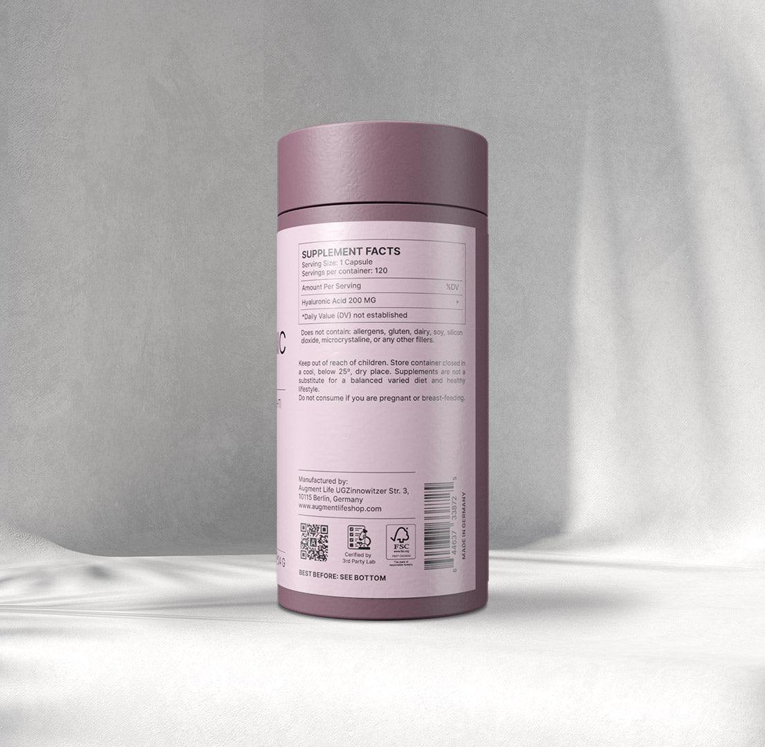 Hyaluronsyra - 80 kDa optimal biotillgänglighet