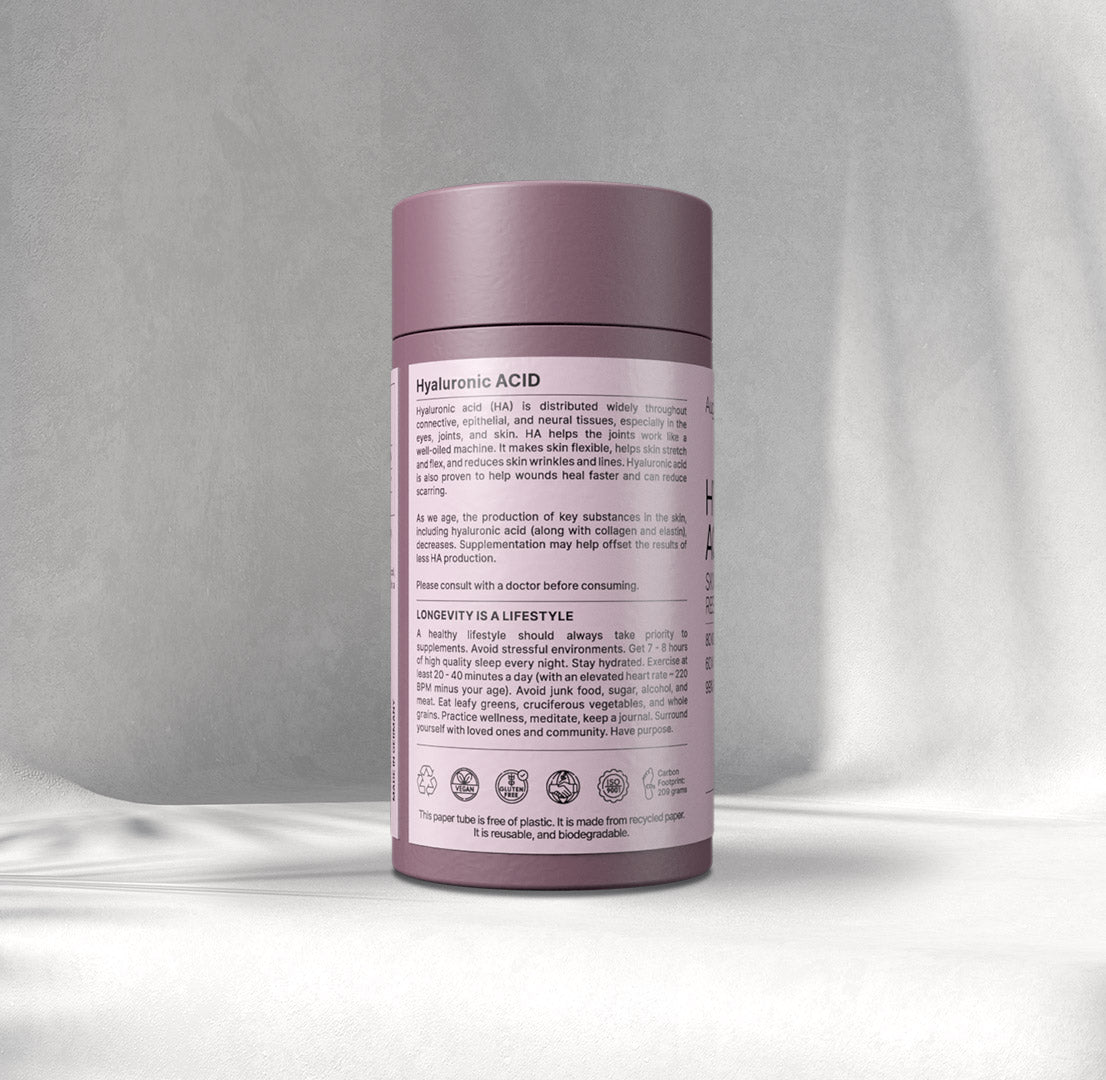 Hyaluronsyra - 80 kDa optimal biotillgänglighet