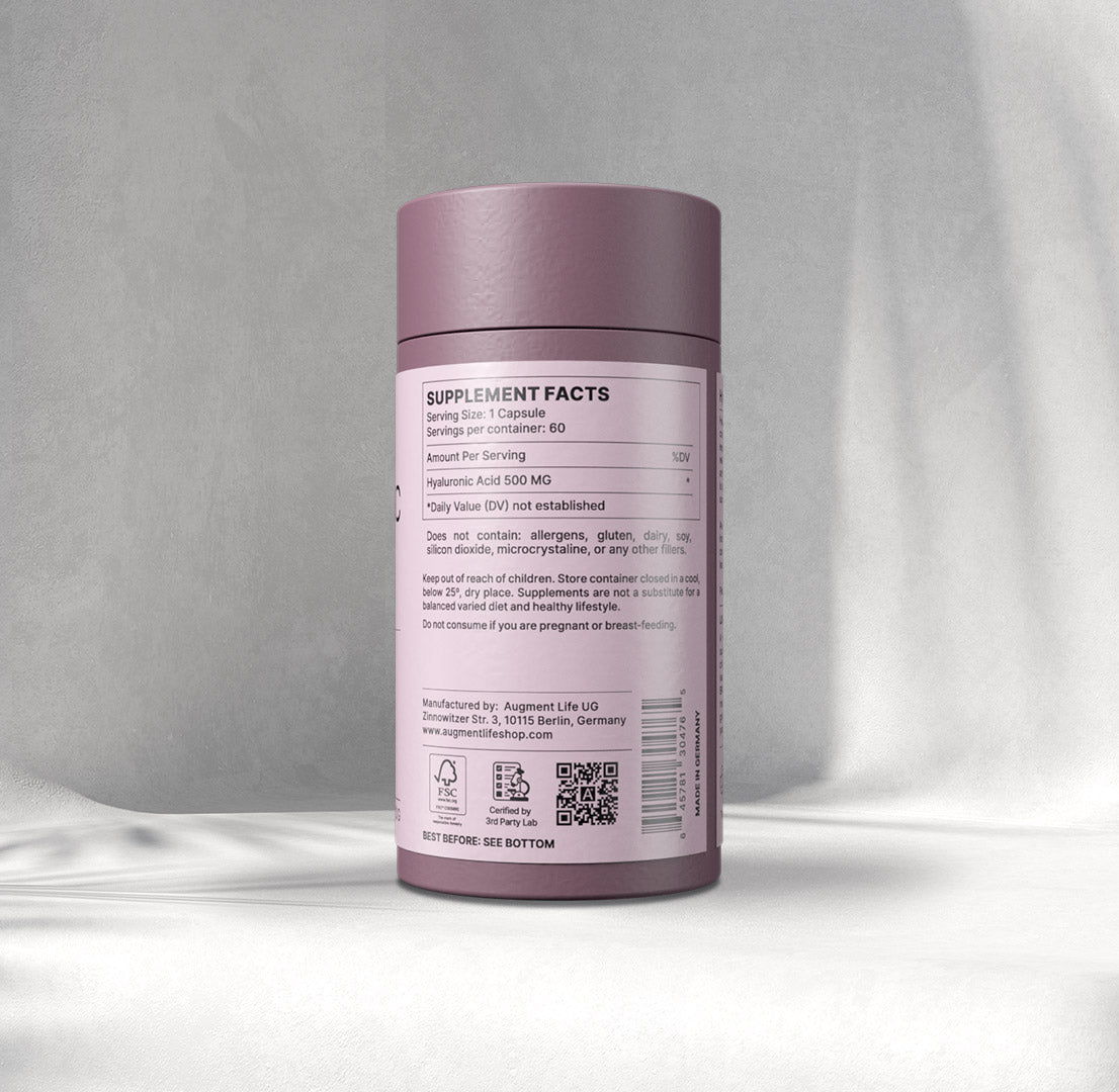 Hyaluronsyra - 80 kDa optimal biotillgänglighet