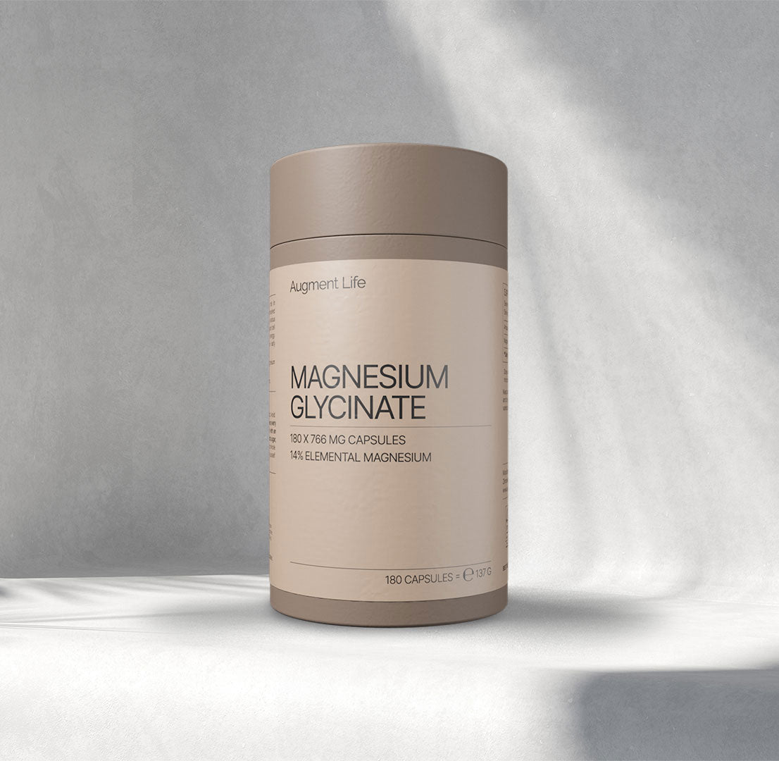 Magnesiumglycinat - 800 mg kapslar - 20% elementärt magnesium