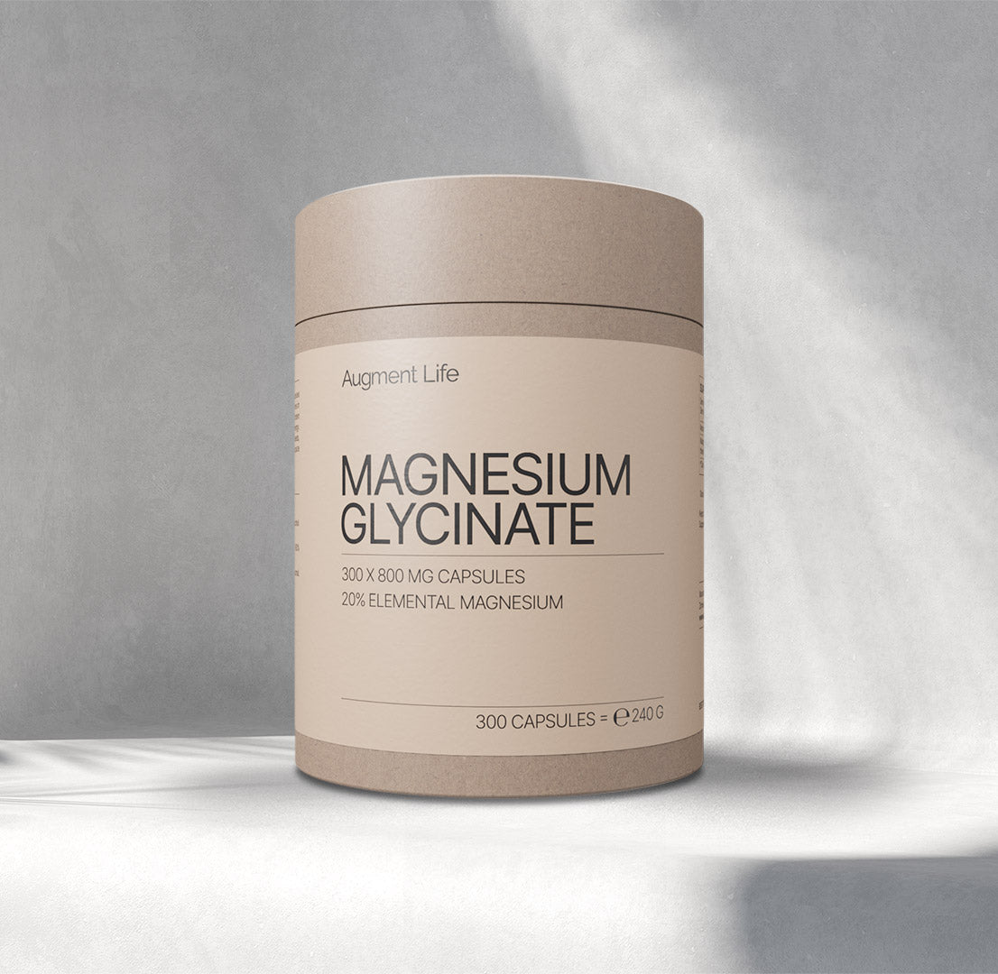 Magnesiumglycinat - 800 mg kapslar - 20% elementärt magnesium