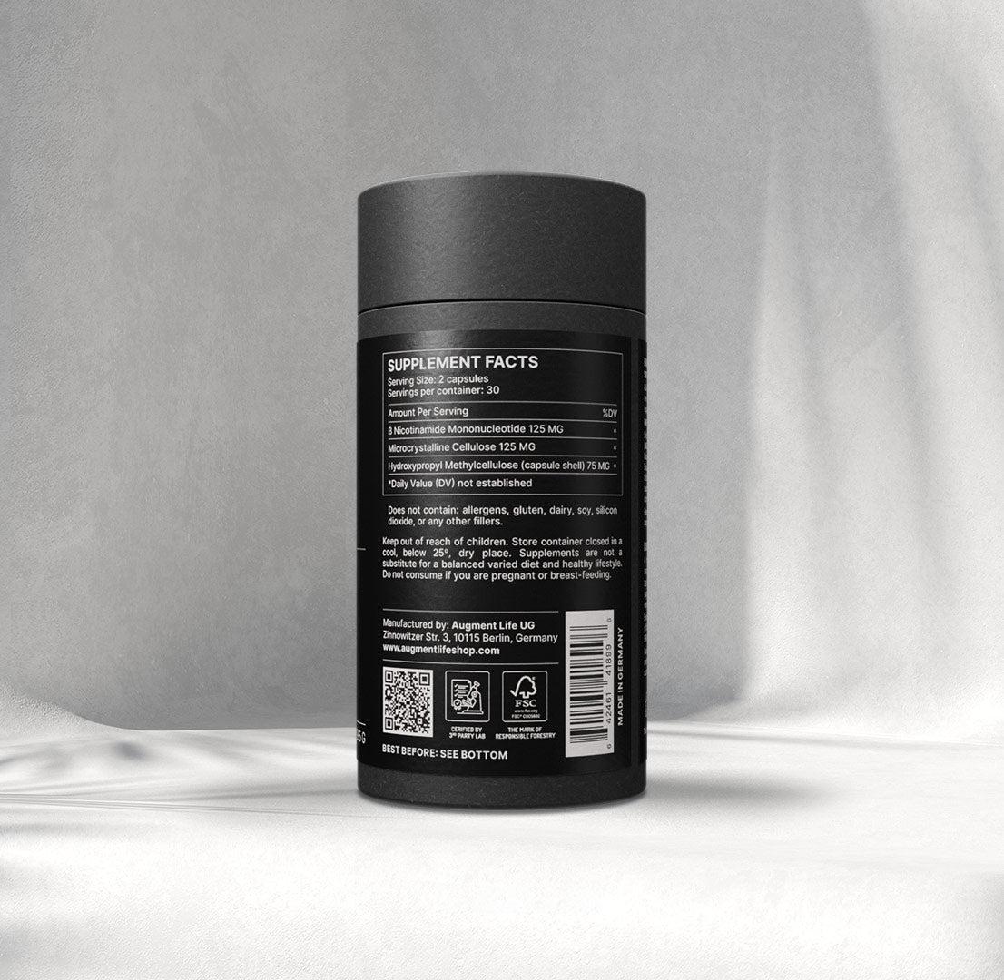 Nikotinamidmononukleotid - 125 mg - 99% Ren- NMN