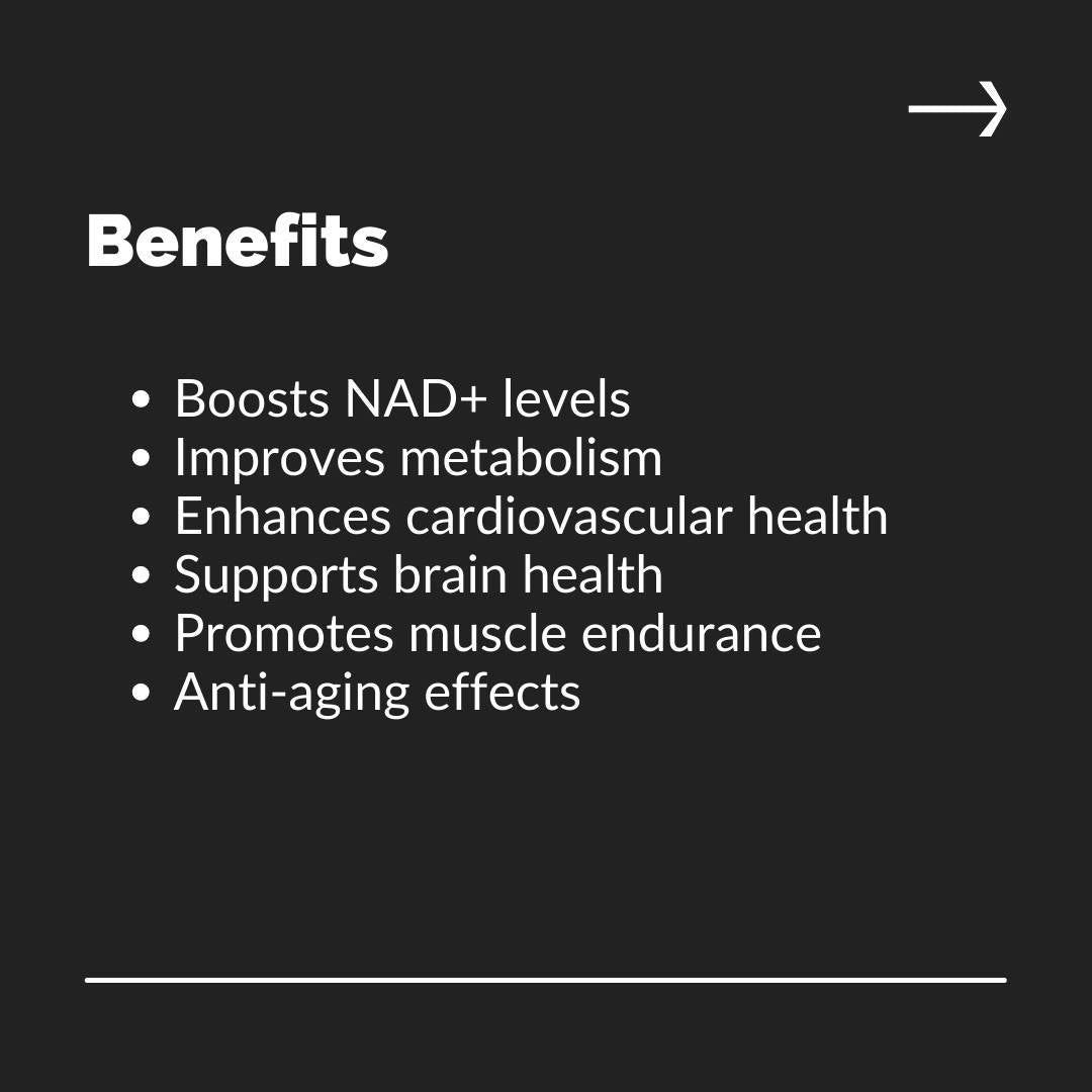 Nikotinamidmononukleotid - 250 mg - 99% Ren- NMN