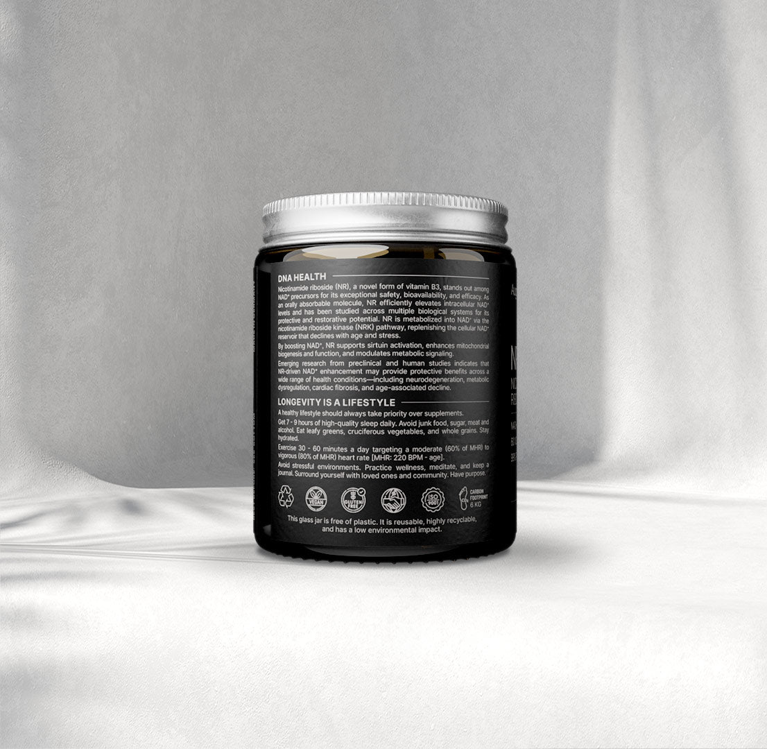 NR - Nikotinamid ribosidklorid - 300 mg kapslar - 98% Ren