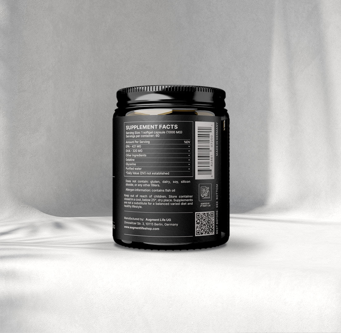 Omega-3-fettsyror - Fiskoljekapslar - 1000 mg