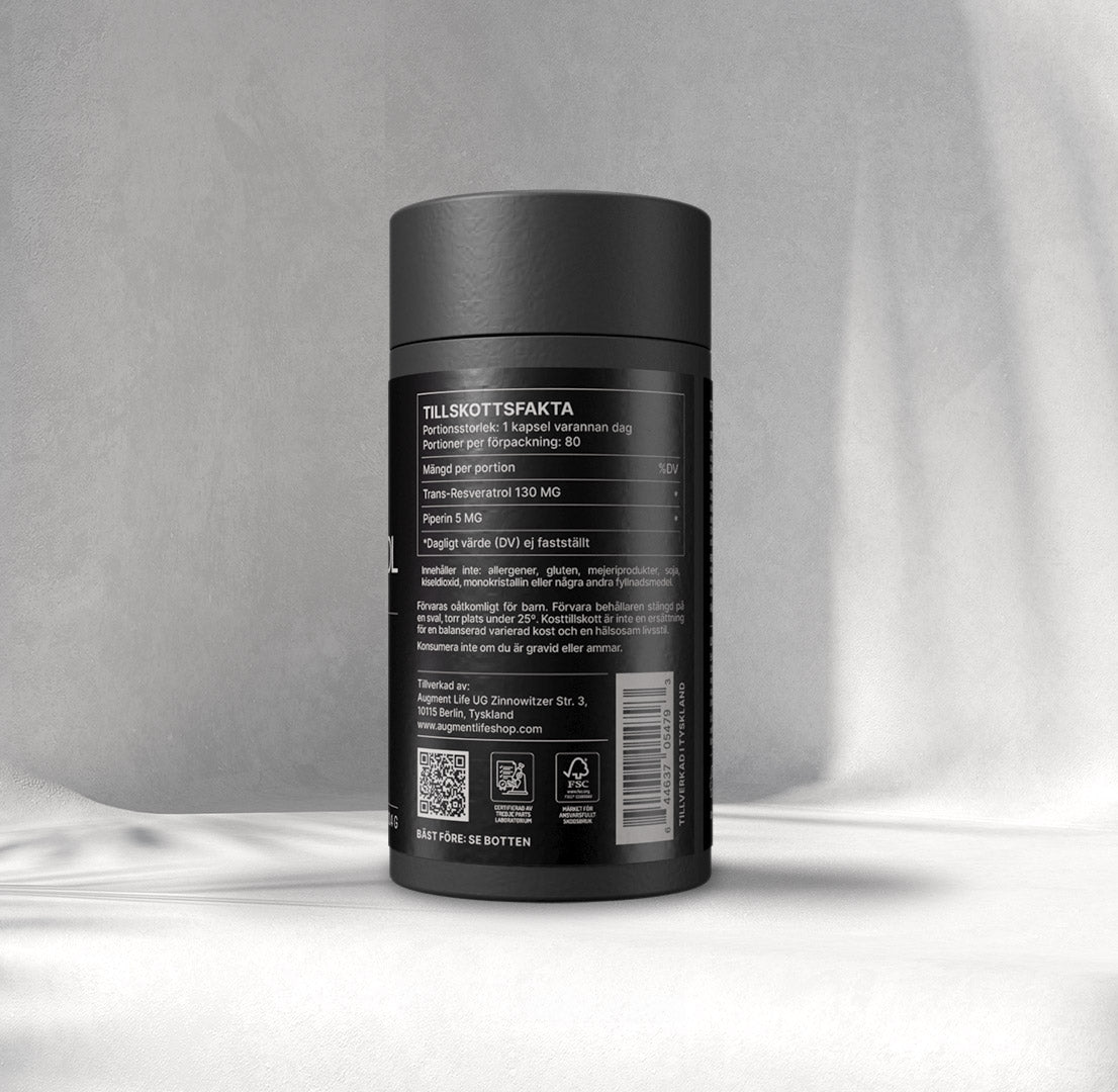 Trans-Resveratrol - Kapslar - >99,5% Ren
