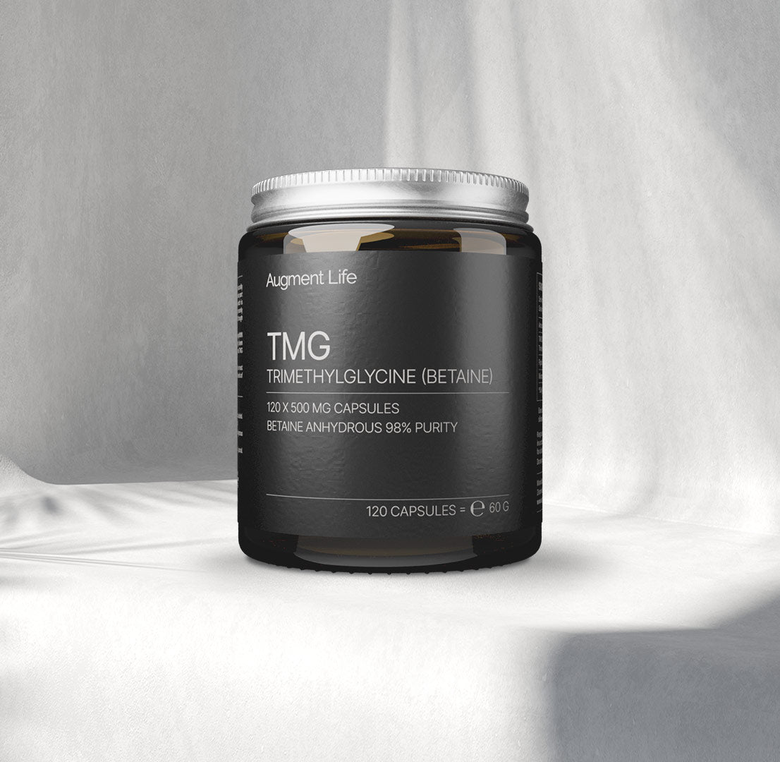 TMG (Betain) - 500 mg x 120 kapslar - Trimetylglycin, 98% Betain