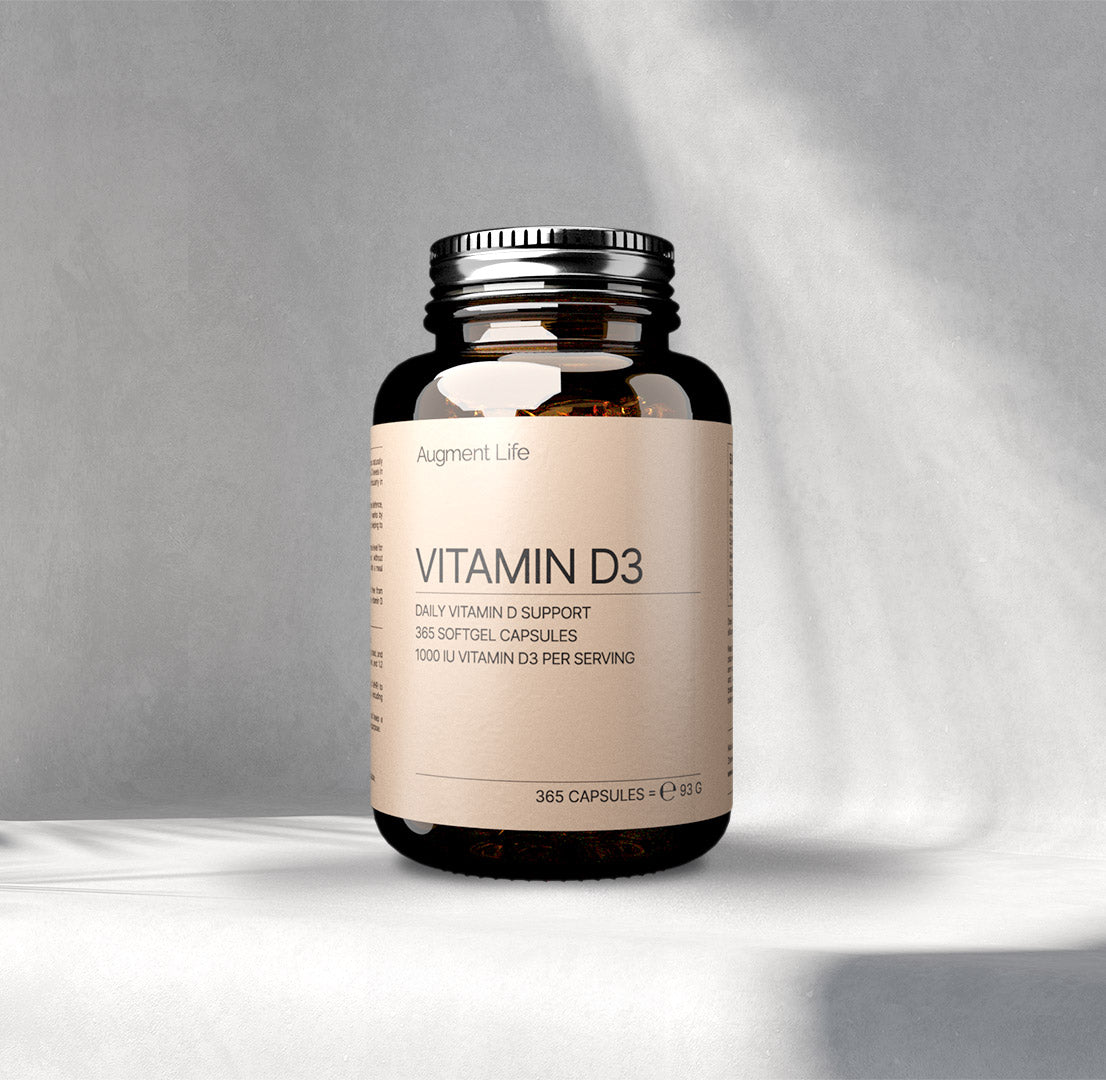 Augment Life Vitamin D3 1000 IU, 365 softgel-kapsler