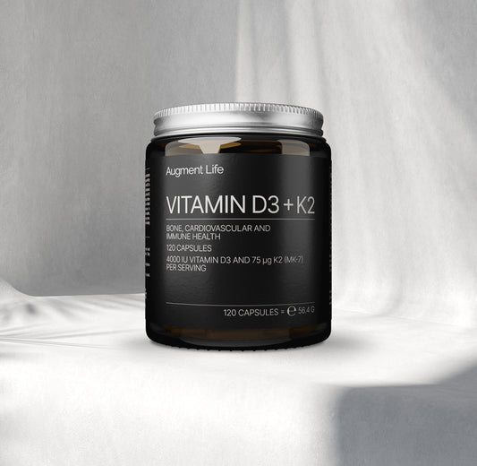 Vitamin D3 K2 (MK7) – 120 kapslar - 4000 iu + 75 µg