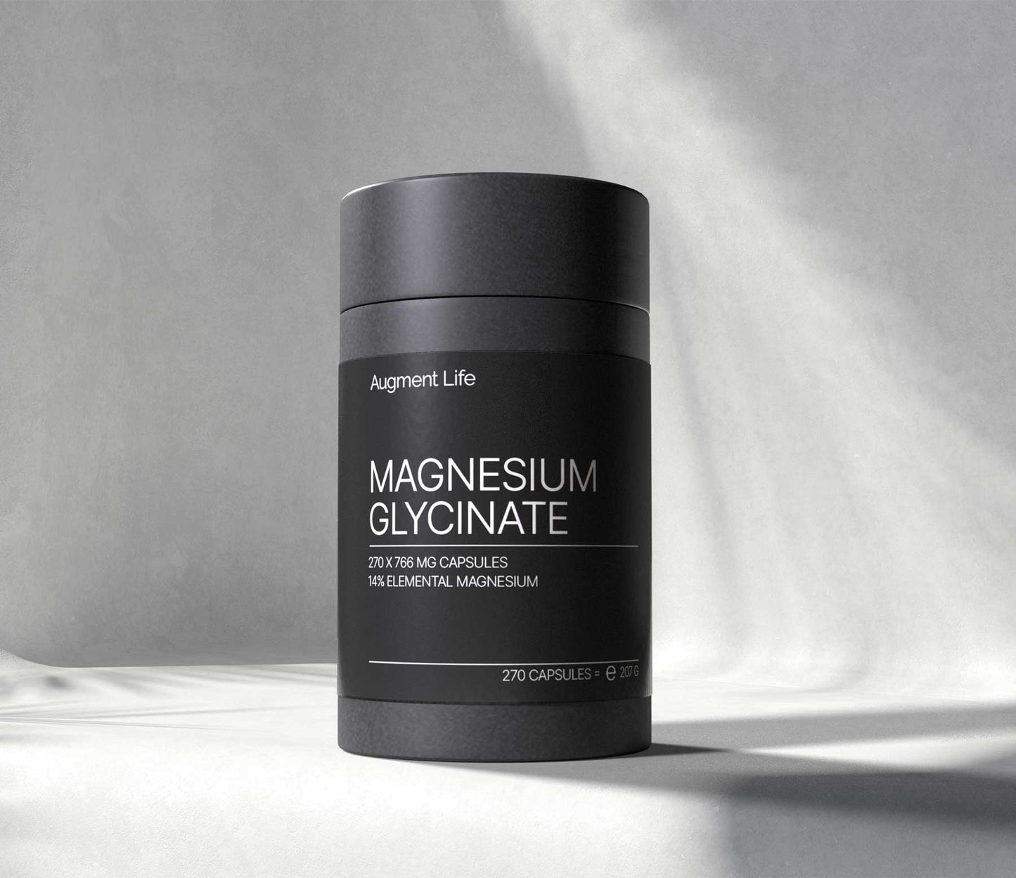 Magnesiumglycinat - 800 mg kapslar - 20% elementärt magnesium