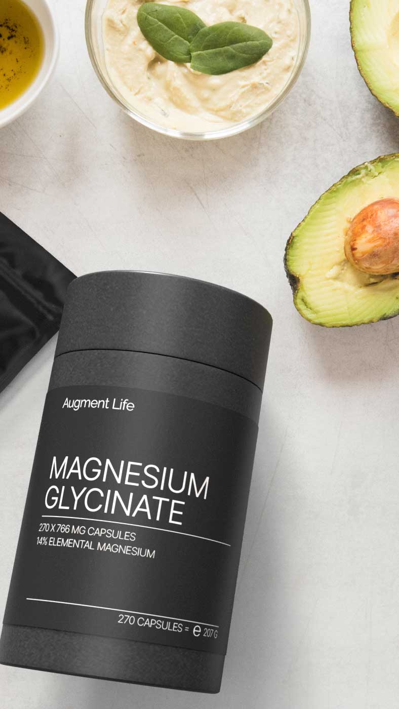 Magnesiumglycinat - pulver - 20% elementärt magnesium